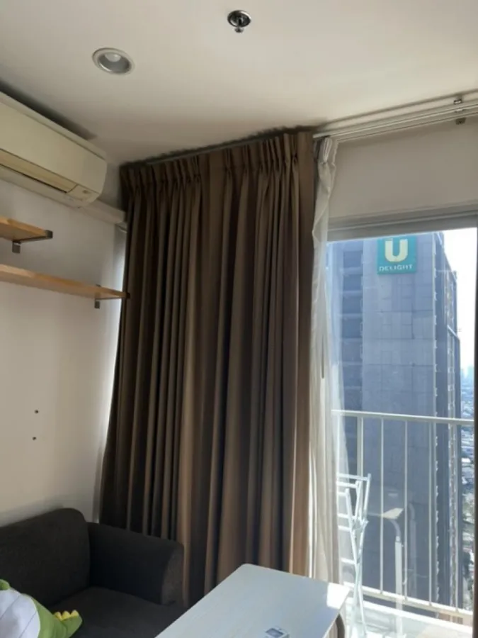 For sale: U Delight @ Chatuchak Station, 25th floor, complete with furniture and electrical appliances. Book now.