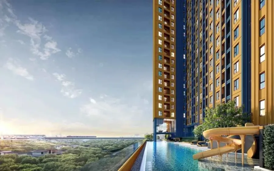 ขายดาวน์ Plum Condo New West Bangyai ห้องน่าอยู่ ชั้น 8 ทำเลดี เดินทางสะดวก เห็นวิวสวน ห้ามพลาด