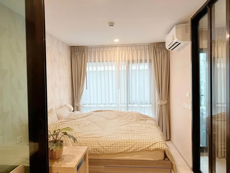 ขาย ให้เช่า The Origin Sukhumvit105 ห้องติดวอลเปเปอร์อย่างดี โทนขาว ละมุนตา ราคาละมุนใจ ซื้อเลย
