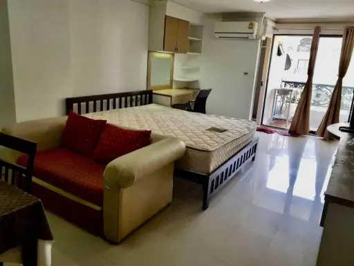 Condo for rent, Champs Elysees Tiwanon, fully furnished room. Complete electrical appliances Good like this, don't miss it.