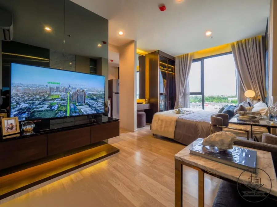 Condo for sale, Ideo Mobi Sukhumvit, East Point, corner room, Building A, 7th floor, good price, ready to move in, don't miss it!