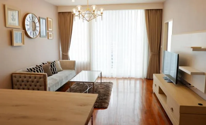 Condo for rent, Siri residence, 24th floor, wide room, beautiful view, beautiful decoration