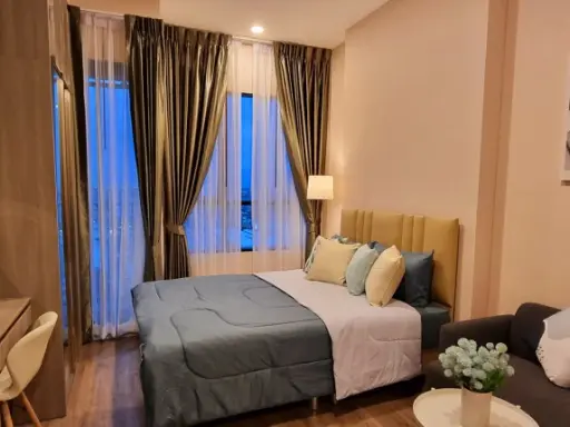 For rent KnightsBridge Collage Ramkhamhaeng decorated with style. Get a great view of the city Good like this. Book now. images