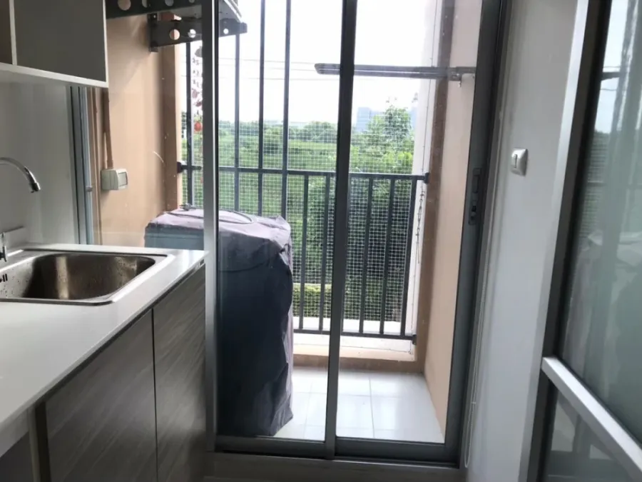 ให้เช่า dcondo Campus Resort Rangsit ชั้น 3 ห้องกั้น แต่งครบ น่าอยู่ จองเลย
