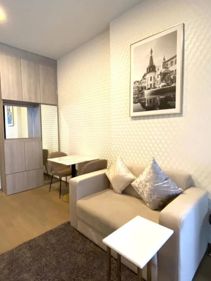 Condo for rent, Park Origin Phayathai, nice room, decorated with soft colors At the best price, hurry up to reserve.