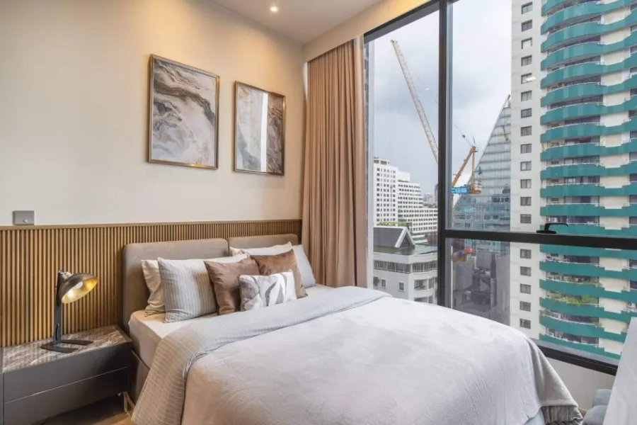 Express!! Condo sales down Celes Asoke, high floor, beautiful view, in the heart of the city, near BTS, this price cannot be missed !!