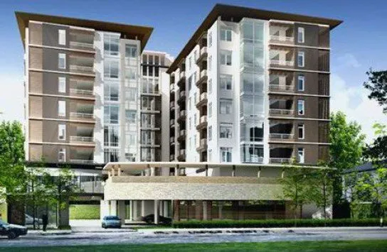 Condo for sale/rent, Atrium Phahon-Sutthisan, 7th floor, pool view. Fully furnished with wallpaper. Very nice.