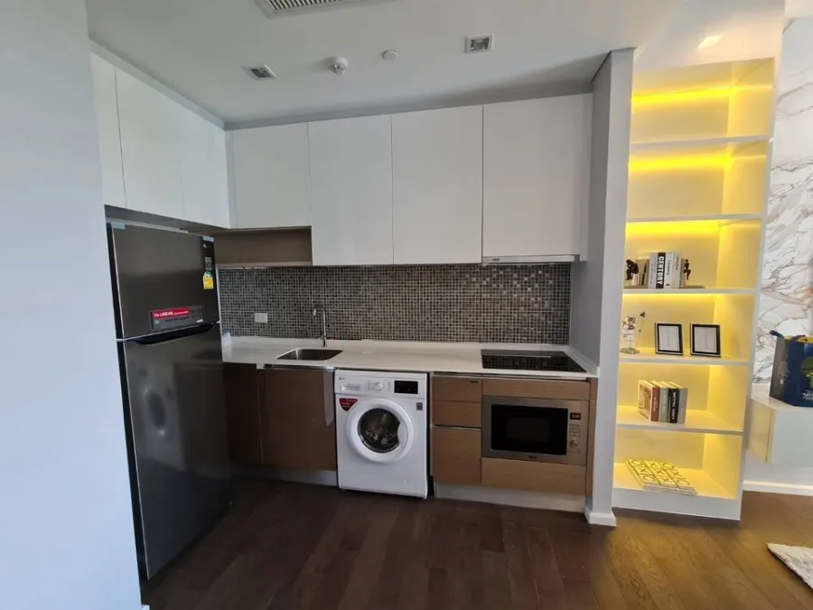 ให้เช่า คอนโด The Saint Residences ห้องน่าอยู่ ตกแต่งสไตล์โมเดิร์น เครื่องใช้ไฟฟ้าครบ ราคาดี จองเลย
