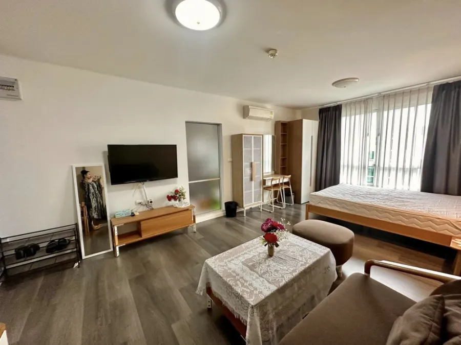 ให้เช่า Dcondo Campus Resort Bangna ห้องพร้อมอยู่ สิ่งอำนวยความสะดวกครบครัน มาจองได้แล้ววันนี้