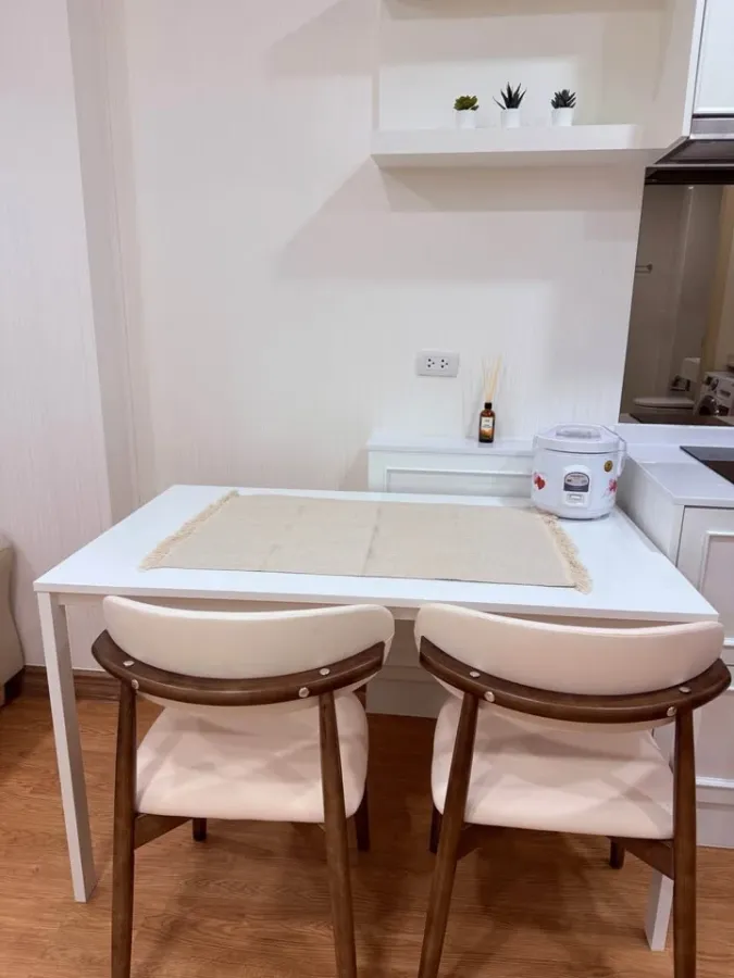 ให้เช่า Q House Sukhumvit 79 ห้องพร้อมอยู่ เฟอร์พร้อม กว้างขวางอยู่สบาย จองเลย
