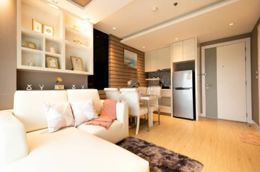 Condo for rent, La Santier, Pattaya, beautiful room, very nice, fully furnished, you can move in, hurry up
