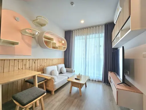 ให้เช่า BRIXTON Pet&Play สุขุมวิท 107 ตึก C ห้องทิศเหนือ แดดเช้า แต่งห้องสไตล์ Minimal เหมาะสำหรับเลี้ยงสัตว์สุดๆ