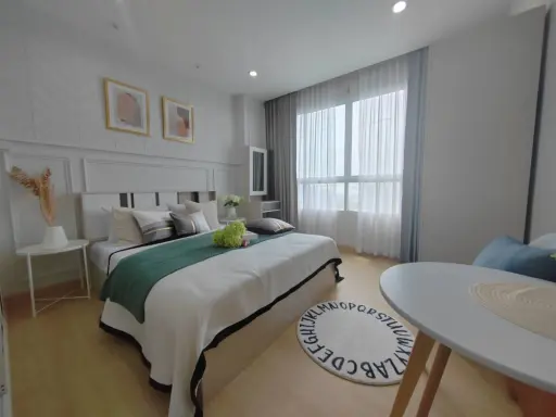 ให้เช่า Happy Condo ลาดพร้าว 101 ชั้น 5 ตึก E ตกแต่งสวย สไตล์มินิมอล ดีแบบนี้จองเลยจร้า