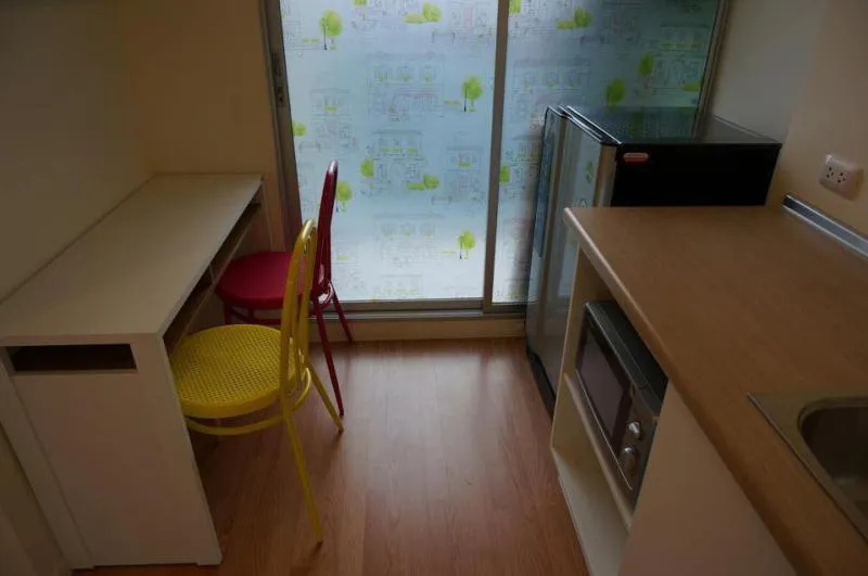 Condo for rent, Lumpini Ville Ramkhamhaeng 60/2, very beautiful room, city view, full furniture Hurry up and grab this room.