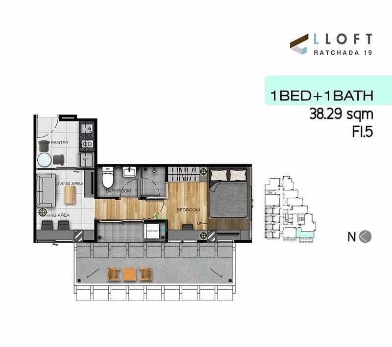 ขาย คอนโด แอล ลอฟท์ รัชดา 19 ห้องตกแต่งบิวอิ้น น่าอยู่สุดๆ ราคานี้ จองเลย ห้ามพลาด