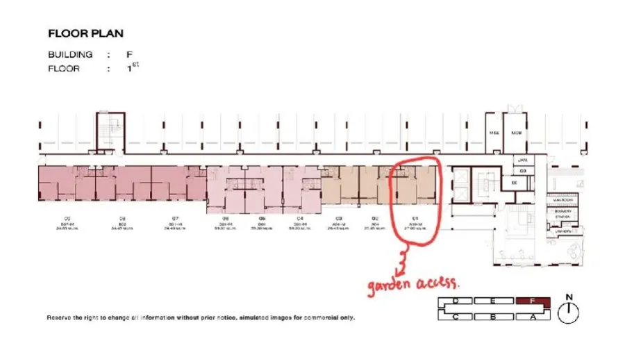 Selling down payment New Cross Khu Khot Station, single wall private room, good project, nice location, book now, don't miss it.