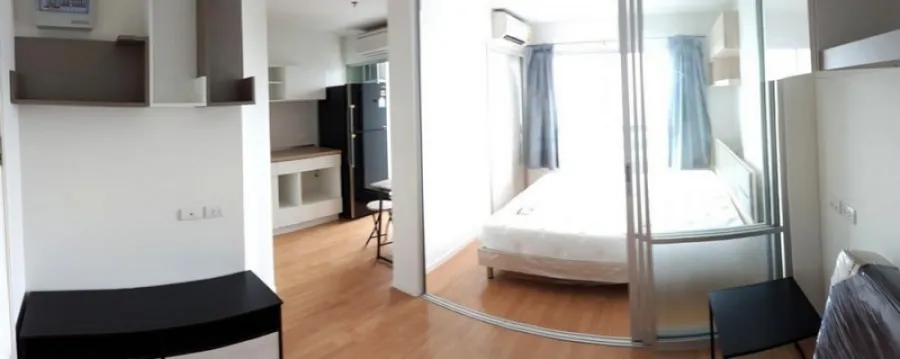 Condo for rent, Lumpini Place Srinakarin-Huamark Station, fully furnished and electrical appliances, ready to move in, hurry!