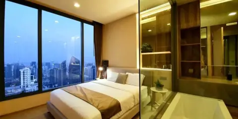 ขาย ให้เช่า คอนโด ดิ เอส อโศก วิวทิศเหนือ ตกแต่งด้วยไม้วอลนัท ห้องสวย พลาดไม่ได้แล้ว