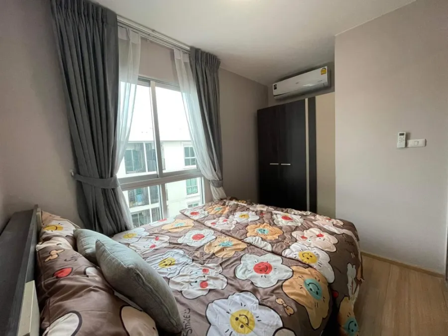 For rent, Plum Condo Chaengwattana Station, not hot room, fully furnished, plus a good mattress You can carry your bag in.