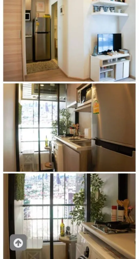 For rent Ideo Sathorn-Tha Phra, very beautiful room, well furnished, high floor, unblocked view Privacy, book now