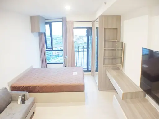 Condo for sale, Knightsbridge Phaholyothin-Interchange, good condition room, open view, clear view, overlooking Don Mueang Airport.