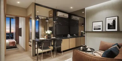 ขายดาวน์ เดอะ ลิฟวิ่น รามคำแหง ชั้น 17 ห้องตกแต่งครบ Fully furnished ส่วนกลางสวย สนใจ รีบจองเลย