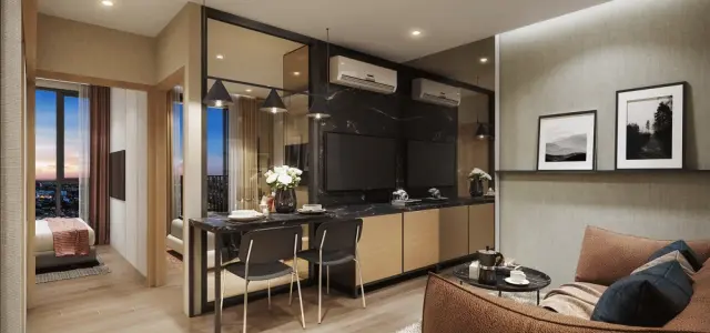 ขายดาวน์ เดอะ ลิฟวิ่น รามคำแหง ชั้น 17 ห้องตกแต่งครบ Fully furnished ส่วนกลางสวย สนใจ รีบจองเลย images