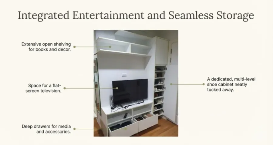 ให้เช่า Lumpini Place รัชโยธิน ห้องตกแต่ง Built-in ทั้งห้อง สภาพดีมาก ใช้พื้นที่คุ้มทุกมุม รีบจองเลย