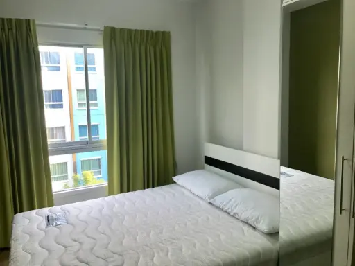 ให้เช่า!! เดอะ คิทท์ ลำลูกกา คลอง 2 (เฟสที่ 1) ชั้น 4 ตึก C เฟอร์นิเจอร์ครบ หิ้วกระเป๋าเข้ามาอยู่ได้
