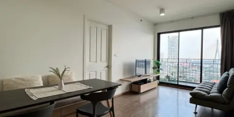 ให้เช่า U Delight Residence Riverfront Rama 3 ชั้น 18 ห้องมุม แต่งครบ น่าอยู่ จองเลย