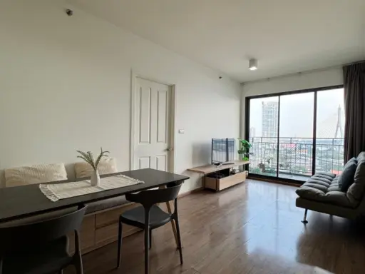 ให้เช่า U Delight Residence Riverfront Rama 3 ชั้น 18 ห้องมุม แต่งครบ น่าอยู่ จองเลย images