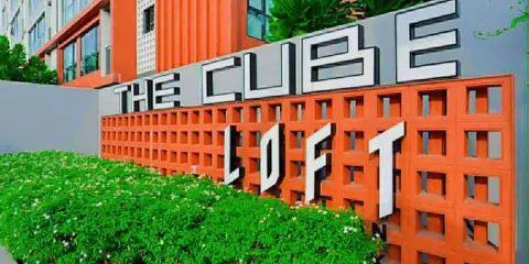 ให้เช่า Condo The Cube Loft Srinakarin-Theparak 1 ห้องนอน 1 ห้องน้ำ ชั้น 5 เฟอร์ครบ พร้อมเครื่องใช้ไฟฟ้า ยกกระเป๋าเข้าอยู่