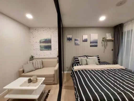 ให้เช่า Kave Town Shift ชั้น 7 วิวสวนและสระ แต่งครบ พร้อมเข้าอยู่ จองเลย ห้ามพลาด images