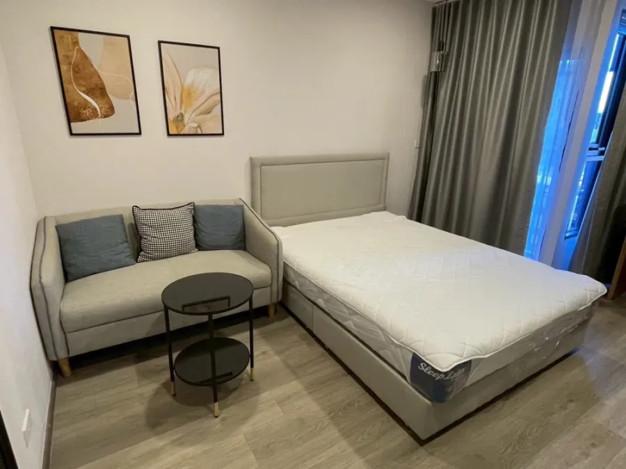 Condo for rent SOHO BANGKOK Ratchada, room ready to move in Complete facilities Don't hesitate to book now.