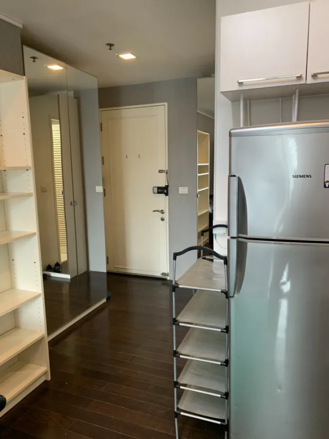 Condo for rent, Nusasiri Grand, high floor, beautiful view, good atmosphere, fully built-in furniture