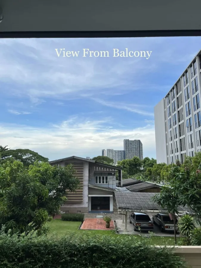 For rent, My Condo Sukhumvit 81, good view, no buildings blocking it, very nice to live in. Reserve first, get to stay first.