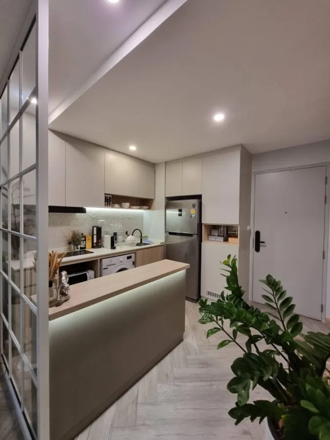 For sale: Chrisma Condo, duplex room. Decorated very nicely. With a balcony next to the swimming pool. Hurry and own it now.