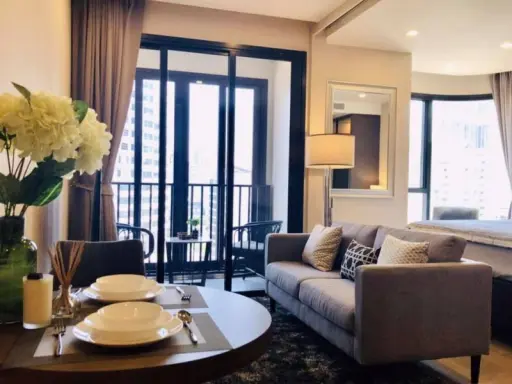 Condo for rent, Ashton Asoke, 14 corner rooms, city view, convenient transportation, near BTS, do not wait, rush to book, urgent !!