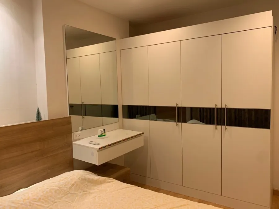 For rent, Casa Condo Asoke-Din Daeng, good location, beautiful view, in the heart of the city, convenient transportation, ready to move in.