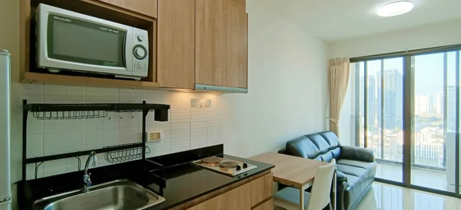 [For Rent] IDEO Ladprao 5, size 33.25 sq.m., 1 bedroom, north, high floor, beautiful view, ready to move in.