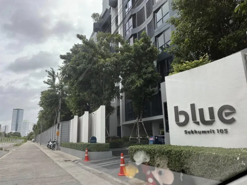ให้เช่า BLUE SUKHUMVIT 105 ห้องพร้อมอยู่ ราคาดี หิ้วกระเป๋ามาได้เลย+++