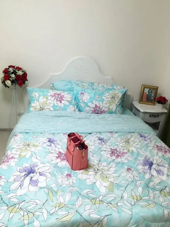For rent Aspire Ladprao 113 perfectly decorated. with good furniture sofa bed Book in advance