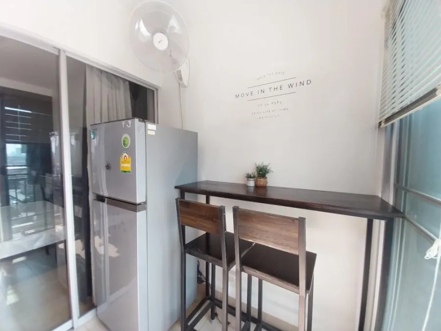 Condo for rent Supalai Veranda Ratchavipha-Prachachuen Decorated with wallpaper, wide, high floor, reserve first, stay first.