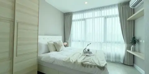 ให้เช่า เมโทร สกาย ประชาชื่นชั้น 21 ห้องสีขาว สบายตา ตกแต่งครบพร้อมอยู่ จบที่นี่ที่เดียว จองเลยจ้า