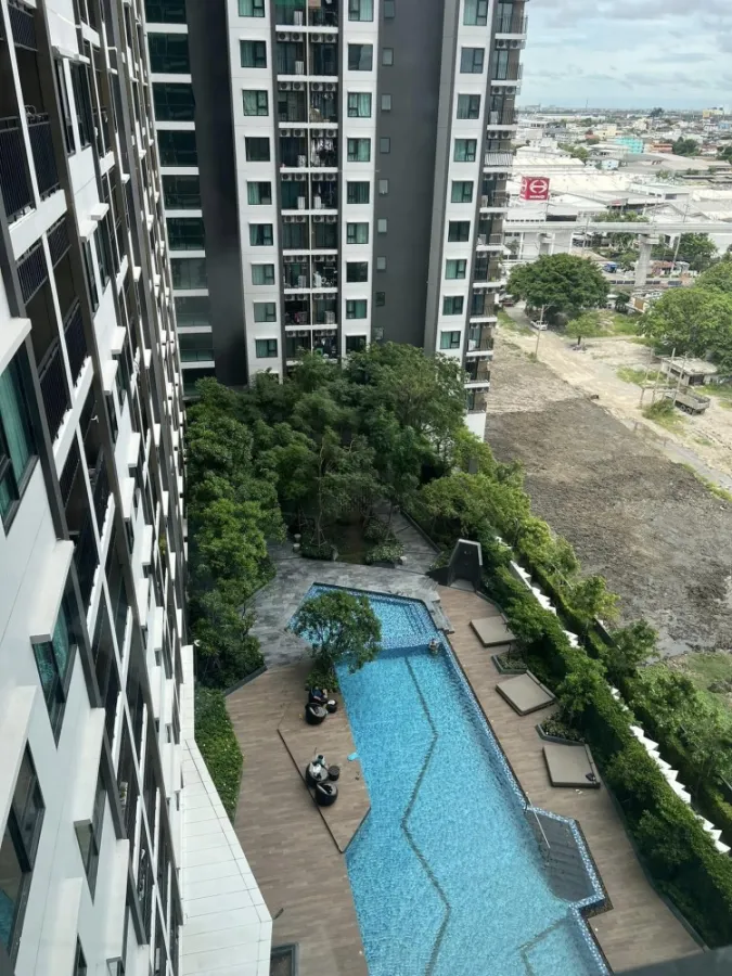 Kensington condo for rent, Sukhumvit-Thepharak, complete set of electricity, ready to move in. Hurry up to book!!