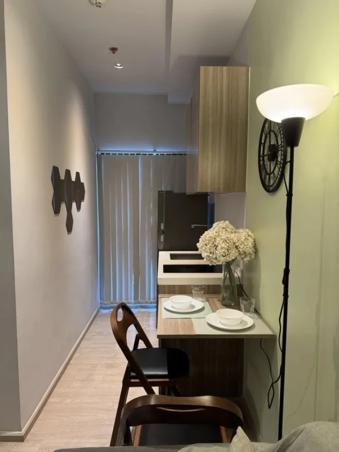 For rent: Altitude Unicorn Sathorn - Tha Phra, city view, fully furnished, electrical appliances in the room, hurry and reserve now.