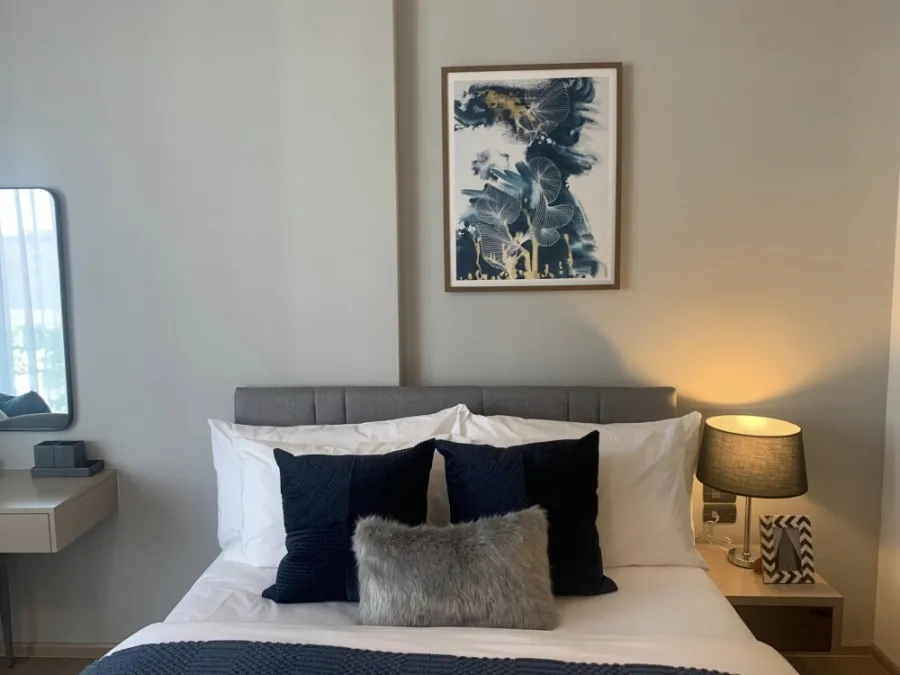 Condo for rent, Edge Central - Pattaya (Central Pattaya), 7th floor, garden view, can see fireworks from the room. Reserve now.