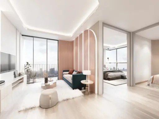 Selling down payment for Origin Place Phetkasem, corner unit facing north, fully furnished. Book now!