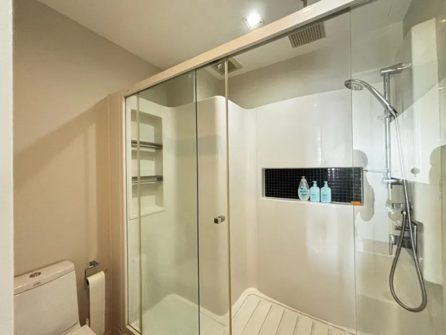For rent: The Room Sukhumvit 62, oversized room, high view, not blocked, fully furnished, reserve now.