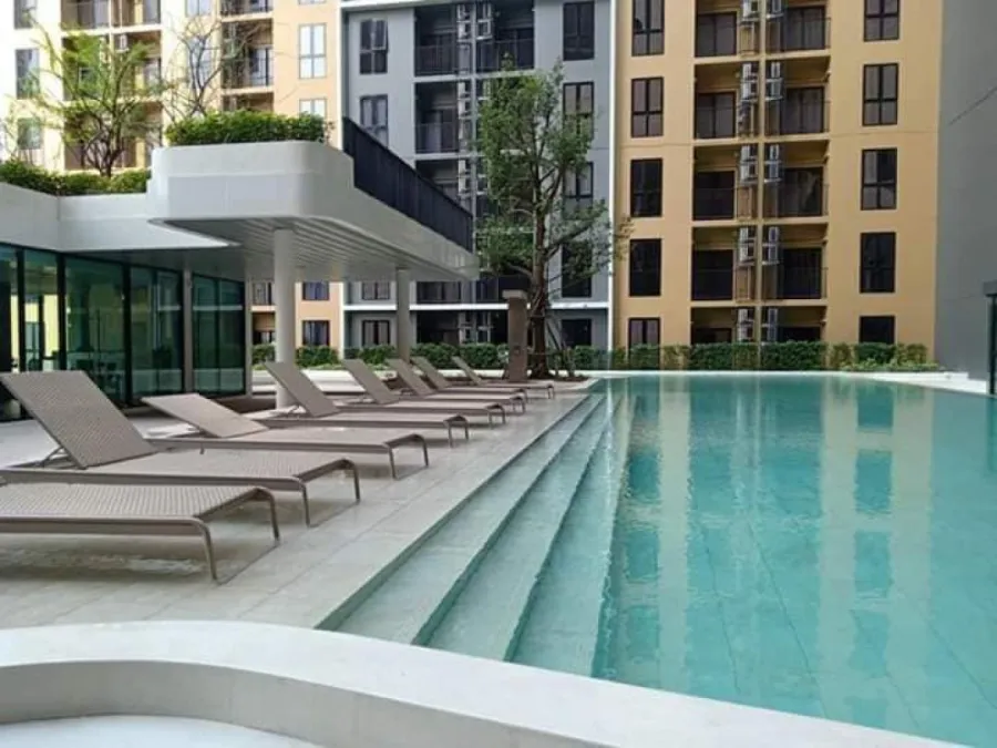 For rent, Plum Condo Pinklao Station, pool view, do not miss it !!